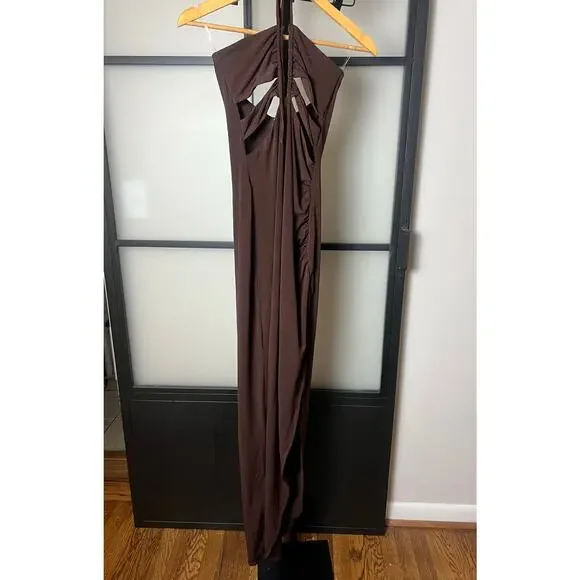 roxy brown dress Palmy Days Midi Dress